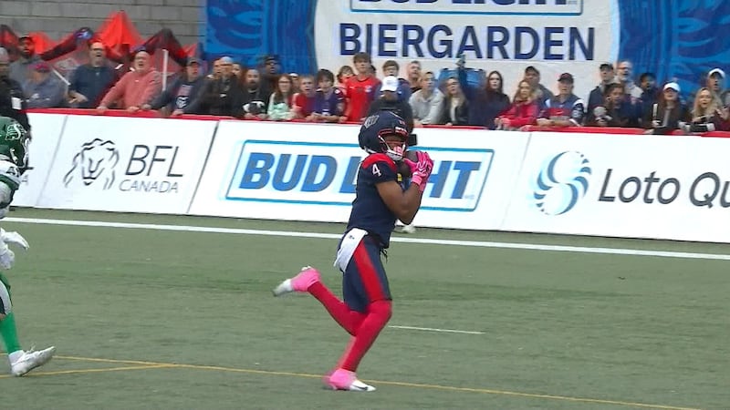 Rambo hauls in the 51-yard TD catch for his second score of the game