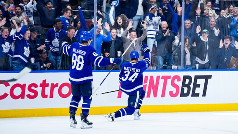 'They've been really dangerous': Matthews and Nylander's chemistry on display amidst hot start