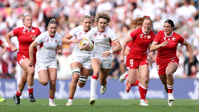 Canada's women's national rugby team aims to deal England its first loss in 41 matches