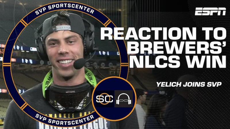 'Job's not finished': Christian Yelich after the Brewers' NLCS win over the Dodgers