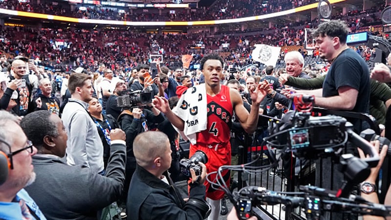 Even Barnes, who jokes he doesn't get out much, is feeling the buzz around Raptors