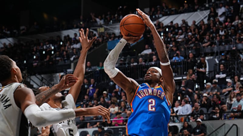 NBA: Thunder 116, Spurs 104