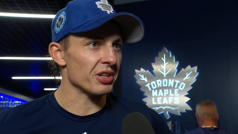 Stecher breaks down his game-winner, expresses how much he loves being a Leaf