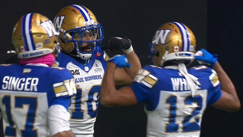 Demski's TD gives Blue Bombers more cushion over Lions in the fourth quarter