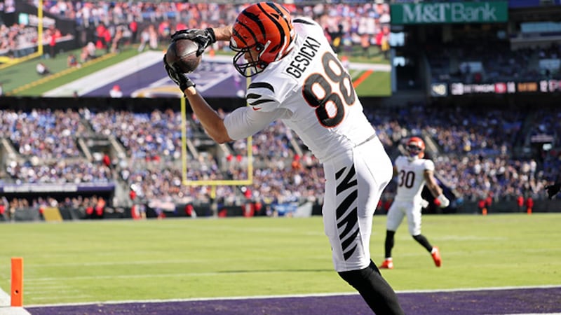 Must See: Gesicki keeps his feet in for a TD on National Tight Ends Day