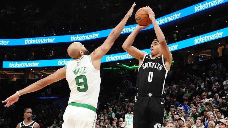 Mikel Brown Jr. buries desperation 3 to send Nets, Celtics to OT