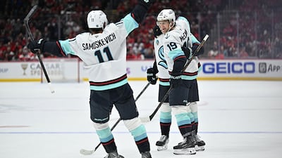NHL: Kraken 5, Capitals 3