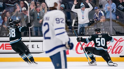 NHL: Maple Leafs 4, Mammoth 5