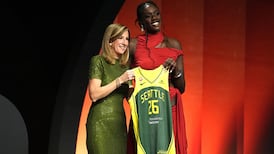 Seattle Storm select Awa Fam Thiam with the third overall pick in the 2026 WNBA Draft