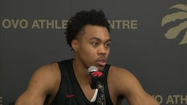 Raps plan to stick with physical brand of defence against superstars Harden and Mitchell 