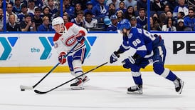 Does Caufield have to elevate his game to Kucherov's level? 