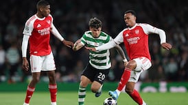 UEFA Champions League: Quarterfinal - Arsenal 0 , Sporting CP 0 (Agg 1-0)