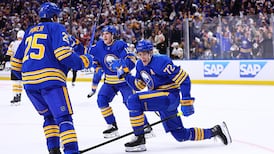 Sabres complete wild comeback in third period to win first playoff game in 15 years