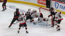 Must See: Ullmark makes incredible save on Staal to help force OT