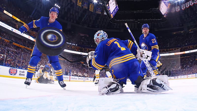 Must See: Geekie somehow scores on soft backhand from centre ice