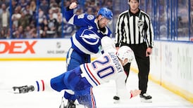 Did Xhekaj give Slafkovsky any tips after his fight? 'We had a good laugh about it'