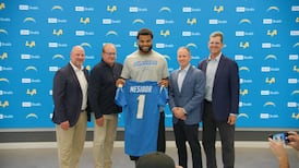 'My heart dropped': Mesidor describes surreal moment when he was drafted by Chargers