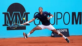 Auger-Aliassime leaned on his serve to beat Gaubas in atraight-sets at the Madrid Open