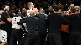 Timberwolves and Nuggets get into a scuffle in the closing seconds