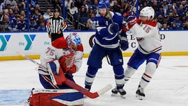 Newhook says young Habs are adjusting to how quick momentum shifts in the playoffs