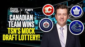 Bryan Hayes reacts to Canadian team winning mock NHL Draft Lottery
