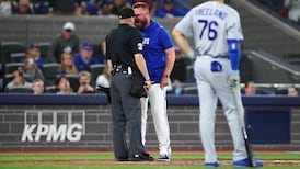 Must See: Schneider goes off, gets ejected for arguing called balk on Gausman