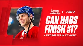 How many points do Canadiens need to win Atlantic?