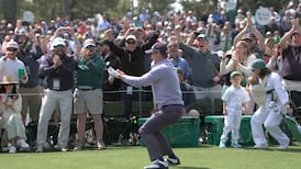 Must See: Thomas breaks out the money dance after hole-in-one during Par 3 contest
