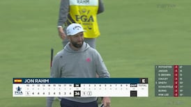 Must See: Jon Rahm holes out for eagle from 101 yards out