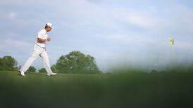 Hideki Matsuyama holes out for Eagle on No. 16