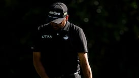 Jason Day sinks a 21-foot eagle putt on No. 9 at PGA Championship