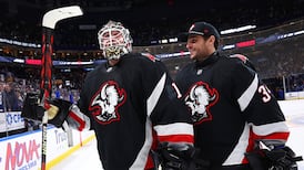 'We're going to keep using both': Ruff standing by goalies Lyon and UPL