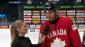 Vilardi discusses Canada 'sticking with' the plan to break through vs. Henriksen, Denmark