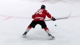 Scheifele slaps home the equalizer for his second goal of the game