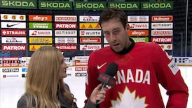 Bouchard chats Scheifele's OT-winner; what he liked about the forward group on his line