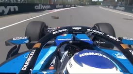 Albon crashes after hitting groundhog during Canadian GP practice 