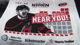 'I don't need my face on anything': Jarvis jokes about his dislike of Carolina's playoff towels