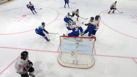 Must See: Hlavaj flashes the leather to rob Celebrini