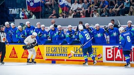 Slovenia's Drozg picks the corner on beautiful power play snipe