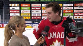 Celebrini credits Crosby for his goals: 'If you watch, I didn't really do anything'