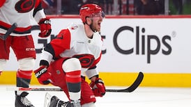 Hall and Ehlers share how Svechnikov's energy from Game 3 rubbed off on the team
