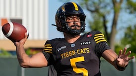 CFL: Tiger-Cats 20, Argonauts 14