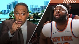 Stephen A. fired up over Mitchell Robinson's pinkie injury