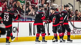 Corrado: Carolina's Hall-Stankoven-Blake is 'the best line going in the playoffs right now'