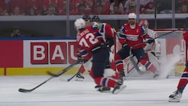 Solberg fires one past a screened Greaves to give Norway 2-0 lead