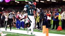 A.J. Brown's 'I scored a touchdown' story: SB LIX