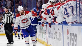 Must See: Newhook bats it in out of mid-air to give Canadiens late lead in Game 7