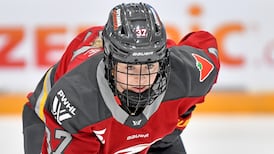 Charge F Rebecca Leslie is pumped to play in front of a packed house at the CTC