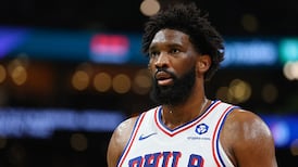 76ers star Embiid out for Game 2 due to multiple injuries