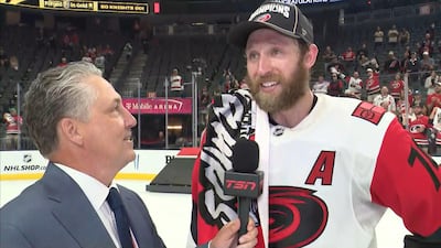 Slavin on long journey to the Cup: '16 wins in the playoffs is a hard thing to do' 